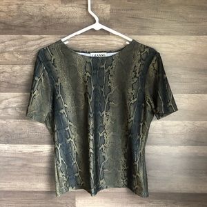 Gianni Snake Skin T-shirt SzM